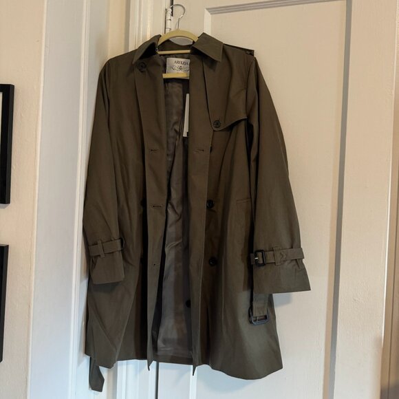Aritzia The Finch Mid Trench Coat - Size XS, City Twill
